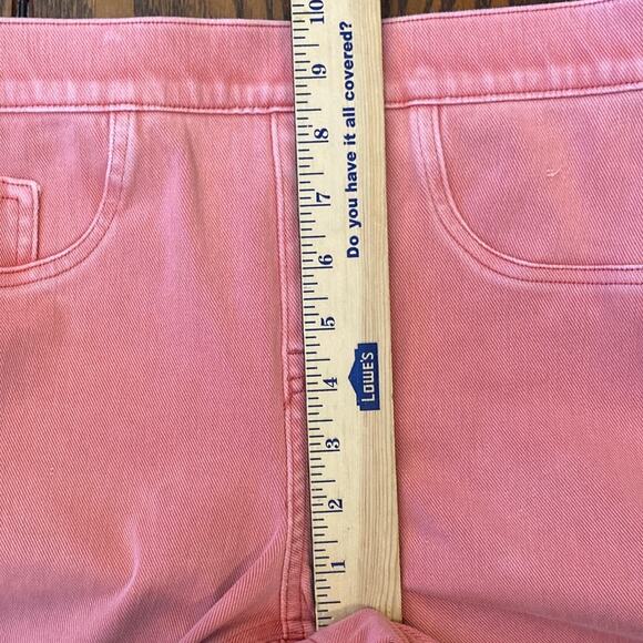 Spanx Jean-ish Legging Womens Coral Pink SMALL Pull On Pants Ankle Stretch FLAWS - Picture 11 of 14
